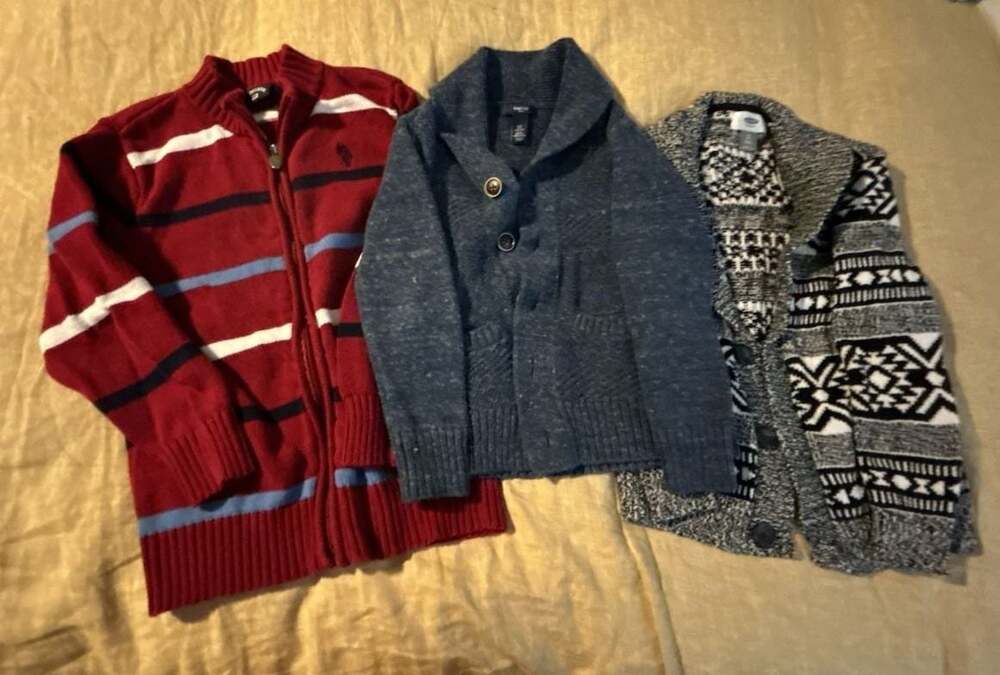 3 Boys Long Sleeve Knit Sweaters (Ralph Lauren, Old Navy, and Gap)